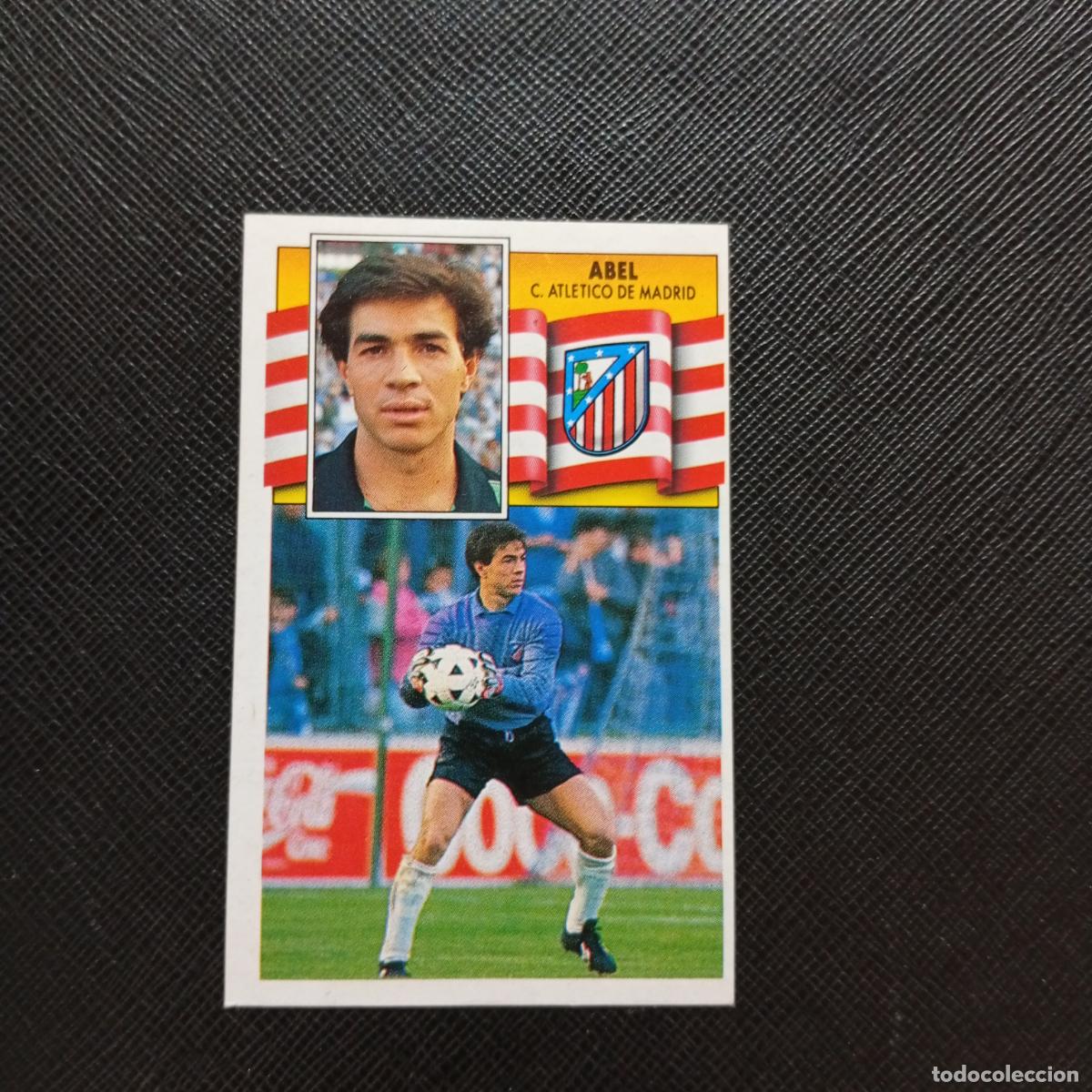 Cromos de f&uacute;tbol: ABEL AT MADRID ESTE 1990 1991 CROMO FUTBOL LIGA 90 91 - DESPEGADO - A37 PG73