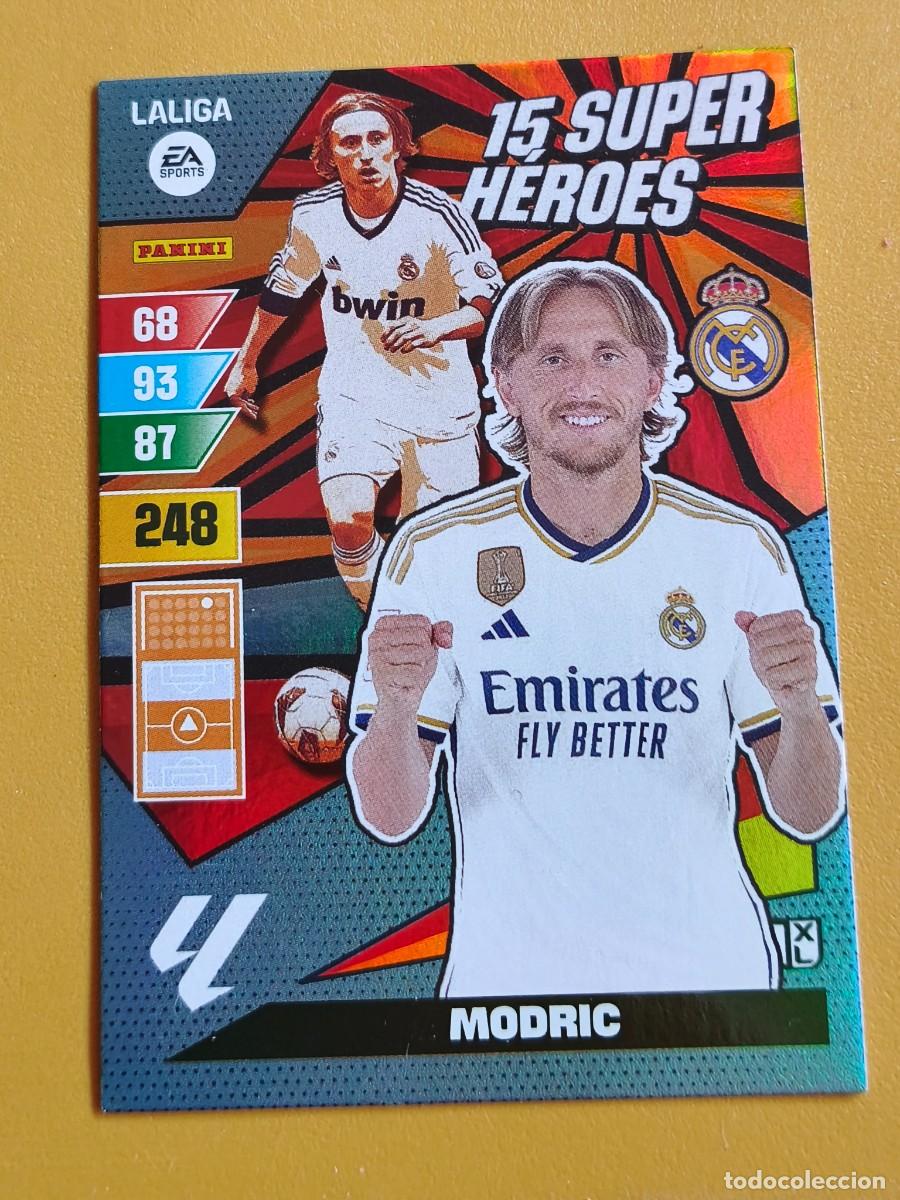 Cromos de f&uacute;tbol: modric, 2023 24 adrenalyn 15 super heroes