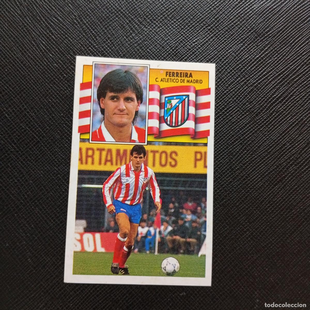 Cromos de f&uacute;tbol: FERREIRA AT MADRID ESTE 1990 1991 CROMO FUTBOL LIGA 90 91 - DESPEGADO - A37 PG73