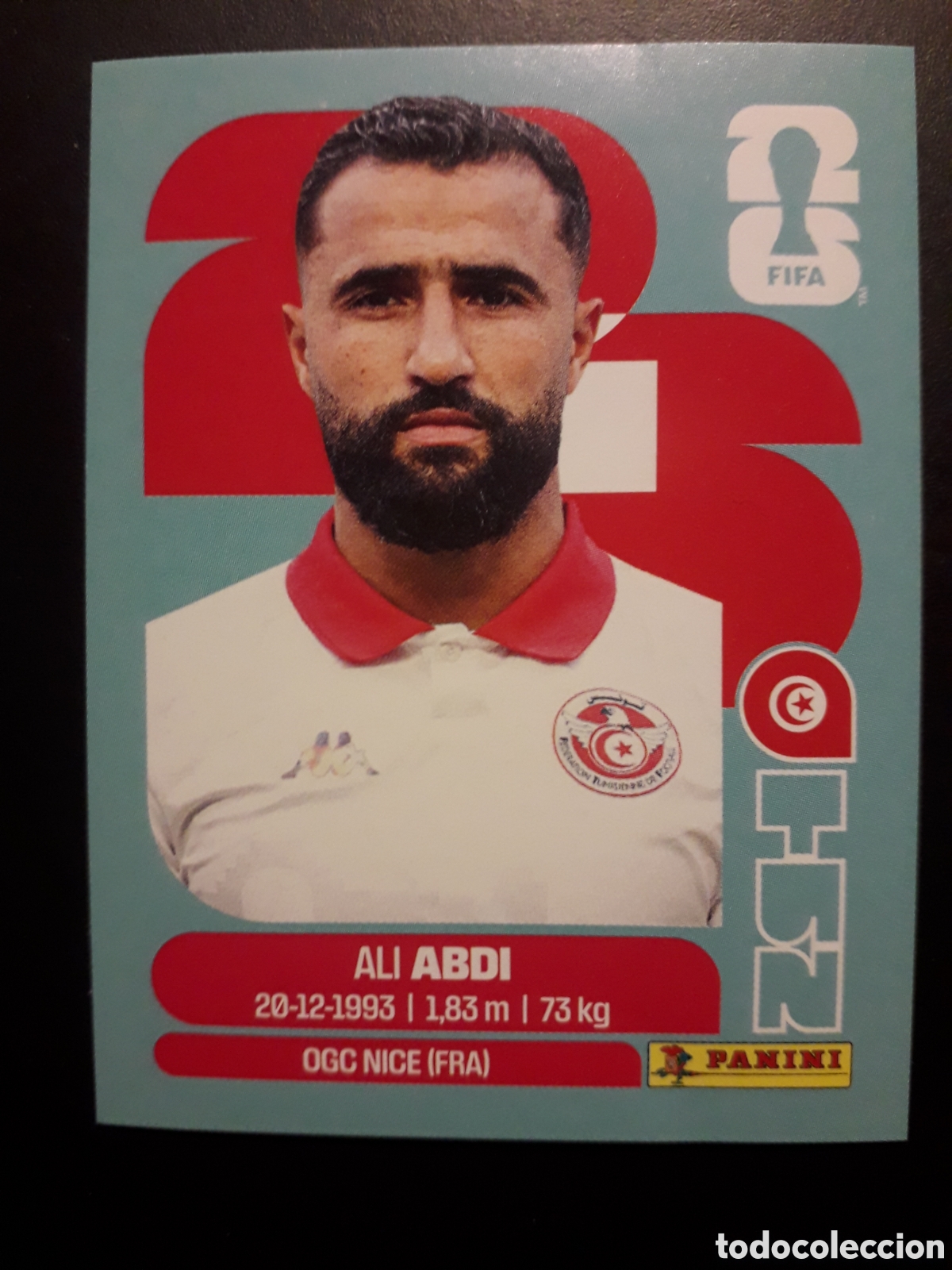 Cromos de f&uacute;tbol: ABDI T&Uacute;NEZ TUN 7 MUNDIAL F&Uacute;TBOL 2026 FIFA WORLD CUP PANINI SIN PEGAR PEDIDO M&Iacute;NIMO 3&euro;