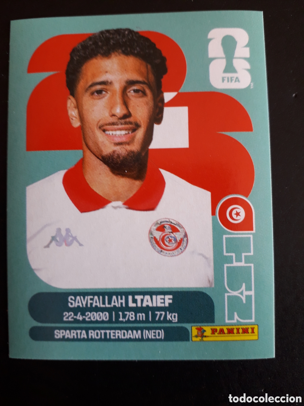 Cromos de f&uacute;tbol: LTAIEF T&Uacute;NEZ TUN 19 MUNDIAL F&Uacute;TBOL 2026 FIFA WORLD CUP PANINI SIN PEGAR PEDIDO M&Iacute;NIMO 3&euro;