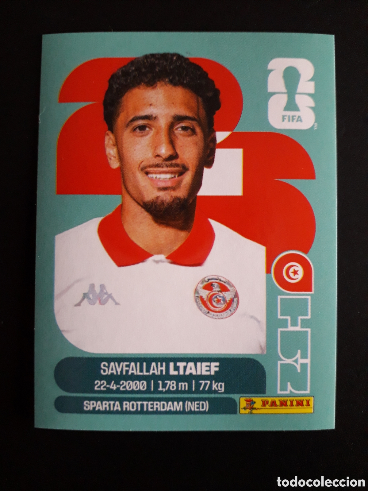 Cromos de f&uacute;tbol: LTAIEF T&Uacute;NEZ TUN 19 MUNDIAL F&Uacute;TBOL 2026 FIFA WORLD CUP PANINI SIN PEGAR PEDIDO M&Iacute;NIMO 3&euro;