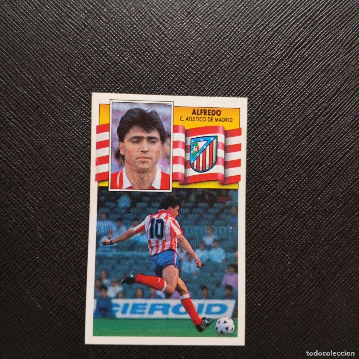 Cromos de f&uacute;tbol: ALFREDO AT MADRID ESTE 1990 1991 CROMO FUTBOL LIGA 90 91 - DESPEGADO - A37 PG73