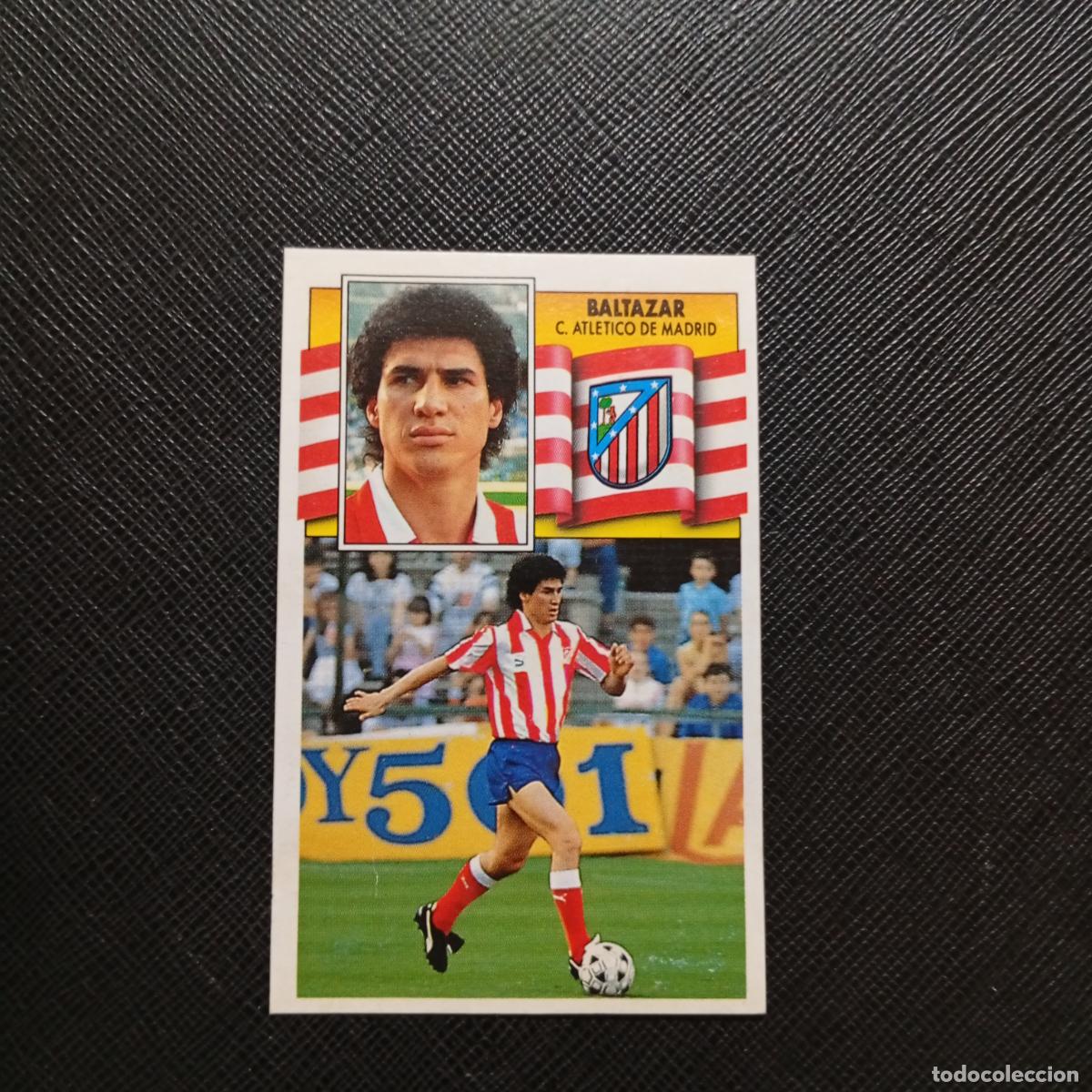 Cromos de f&uacute;tbol: BALTAZAR AT MADRID ESTE 1990 1991 CROMO FUTBOL LIGA 90 91 - DESPEGADO - A37 PG73