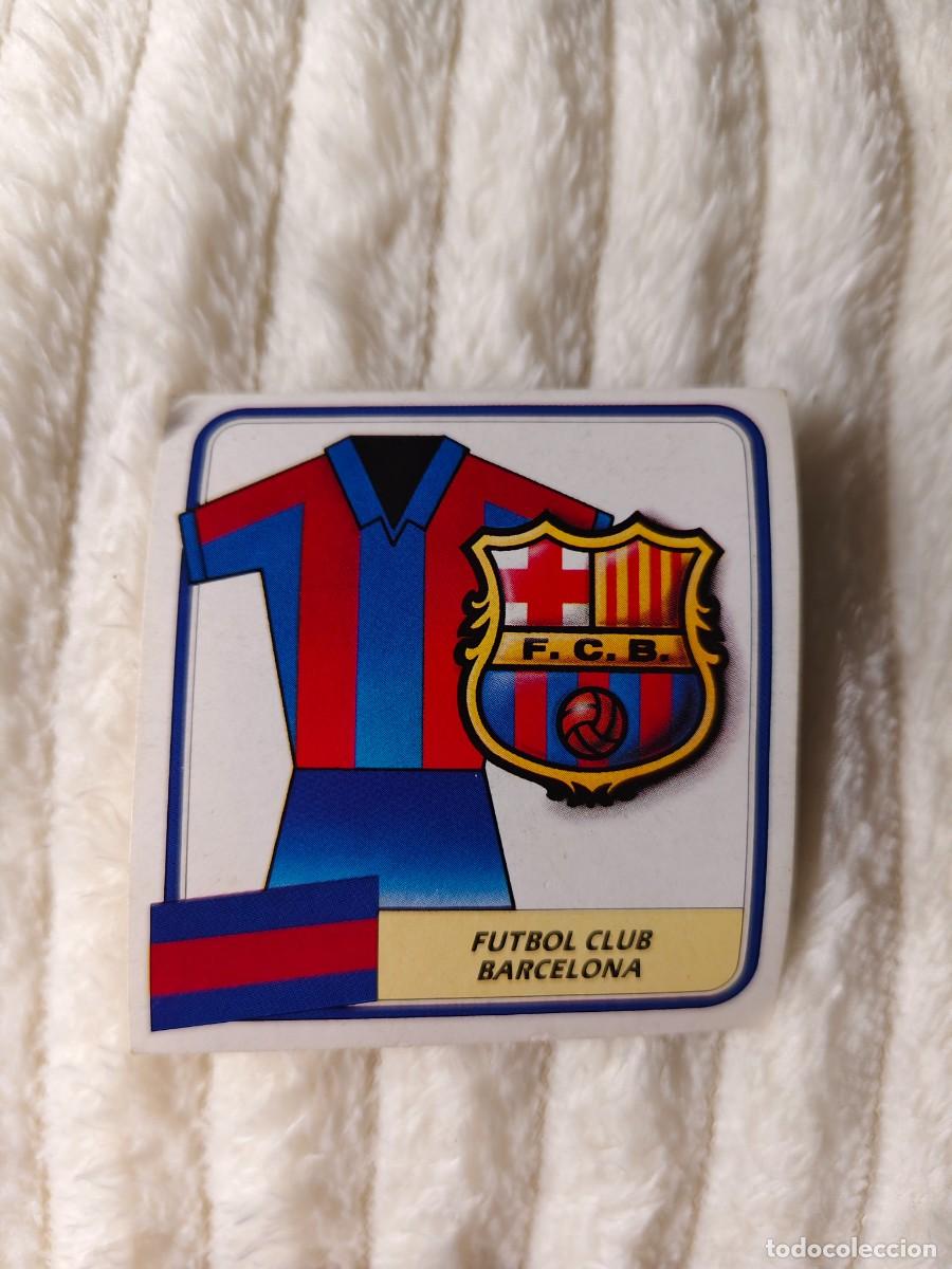 Cromos de f&uacute;tbol: EDICIONES ESTE 89 90 ESCUDO FC BARCELONA 1989 1990 DESPEGADO RECUPERADO ALBUM AAQ