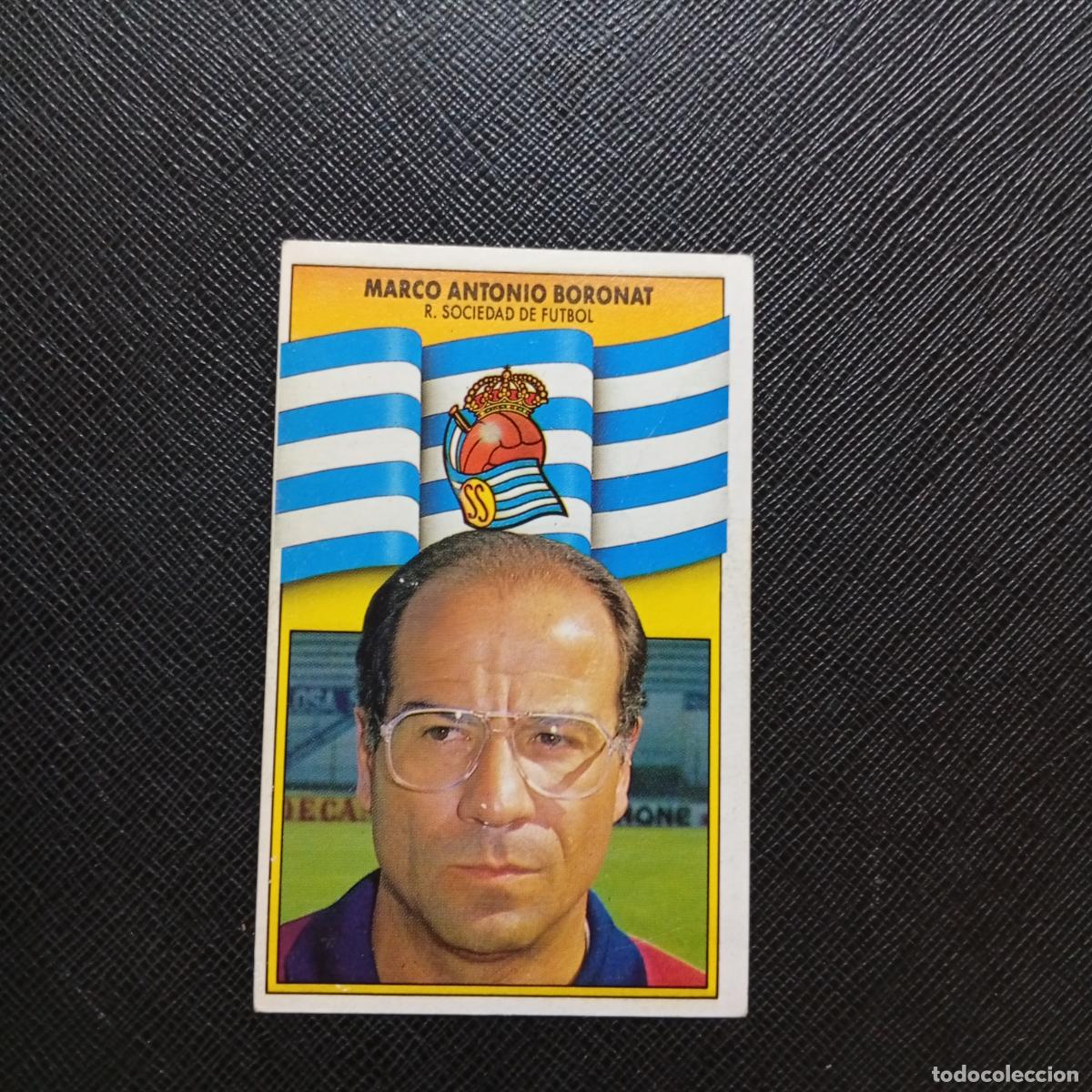 Cromos de f&uacute;tbol: BORONAT REAL SOCIEDAD ESTE 1990 1991 CROMO FUTBOL LIGA 90 91 - DESPEGADO - A37 PG73