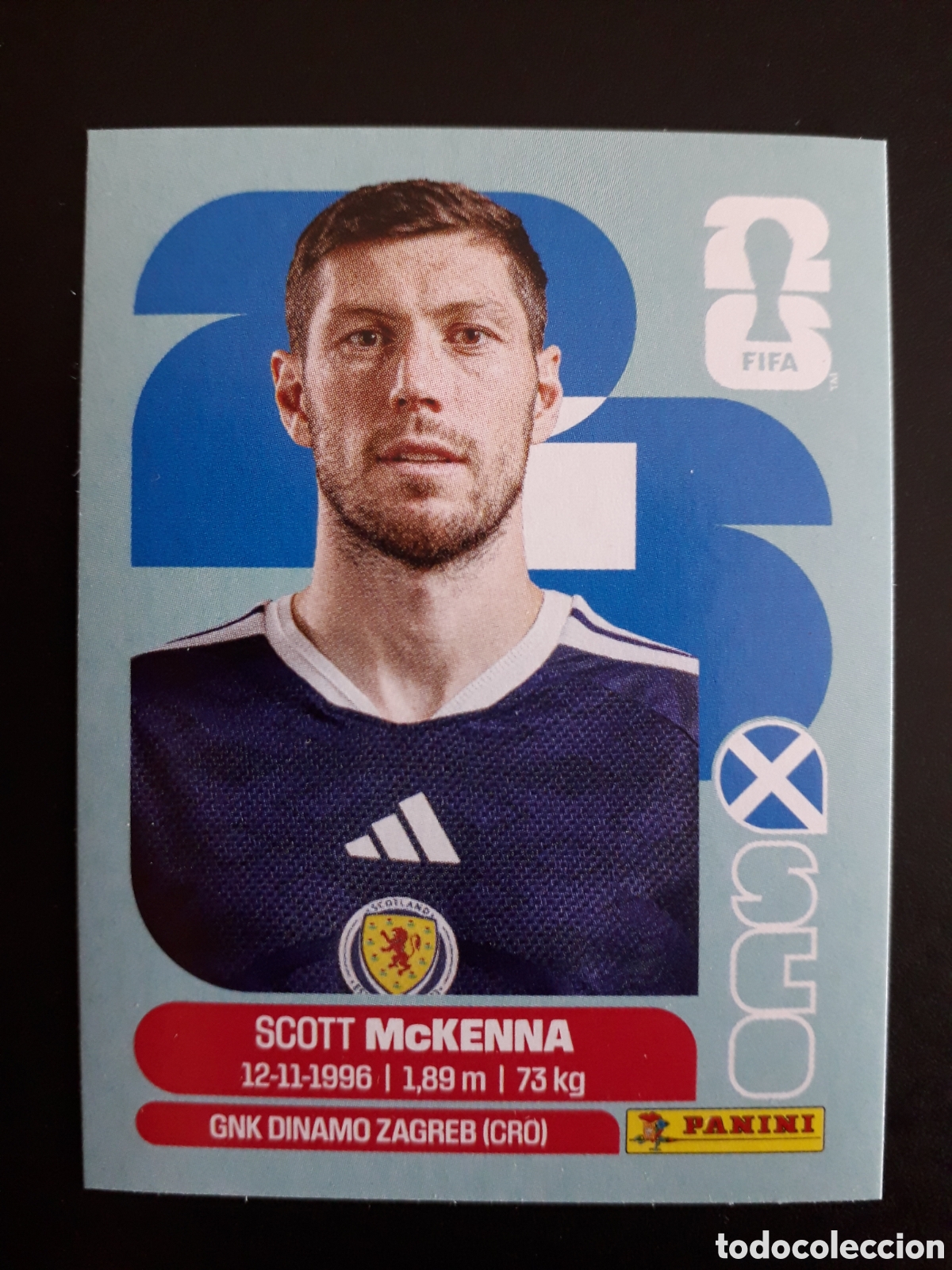 Cromos de f&uacute;tbol: McKENNA ESCOCIA SCO 7 MUNDIAL F&Uacute;TBOL 2026 FIFA WORLD CUP PANINI SIN PEGAR PEDIDO M&Iacute;NIMO 3&euro;.