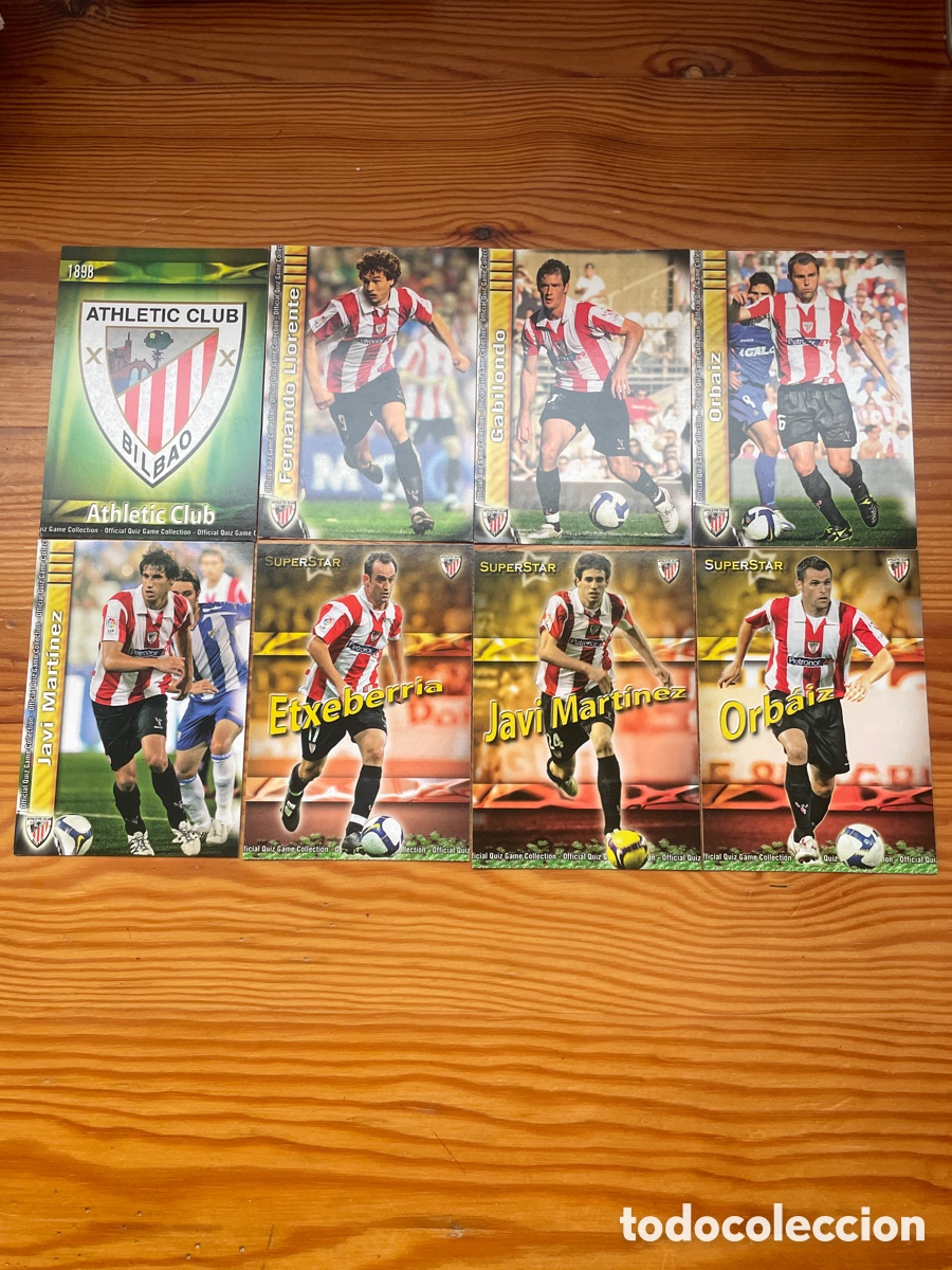 Cromos de f&uacute;tbol: Athletic Bilbao mundicromo 2010 lote 8 cromos