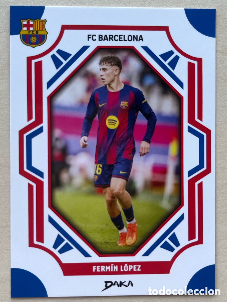 Cromos de f&uacute;tbol: Ferm&iacute;n L&oacute;pez B Daka FC Barcelona 2025-26