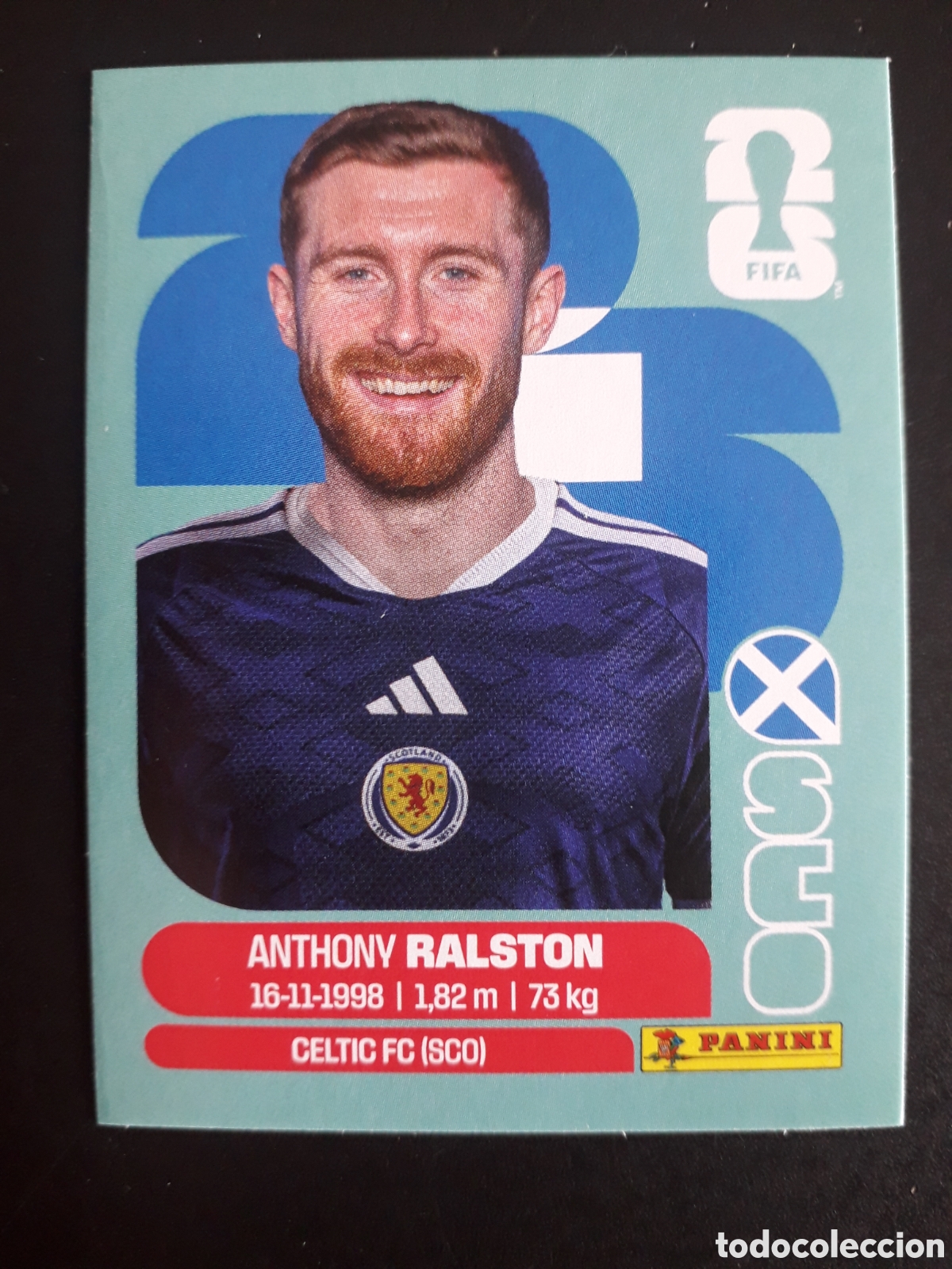 Cromos de f&uacute;tbol: RALSTON ESCOCIA SCO 9 MUNDIAL F&Uacute;TBOL 2026 FIFA WORLD CUP PANINI SIN PEGAR PEDIDO M&Iacute;NIMO 3&euro;