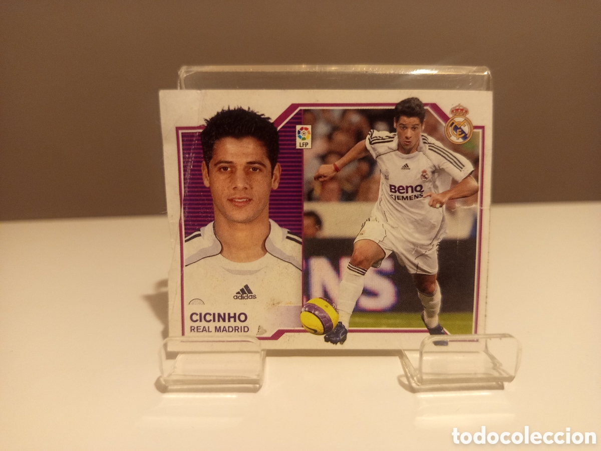 Cromos de f&uacute;tbol: ❇️ CROMO ⚽ CICINHO REAL MADRID 2007 2008 07 08 VENTANILLA LIGA ESTE ❇️