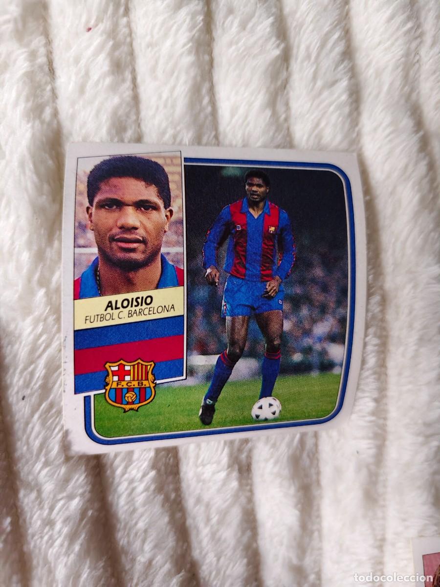 Cromos de f&uacute;tbol: EDICIONES ESTE 89 90 ALOISIO FC BARCELONA 1989 1990 DESPEGADO RECUPERADO ALBUM AAQ