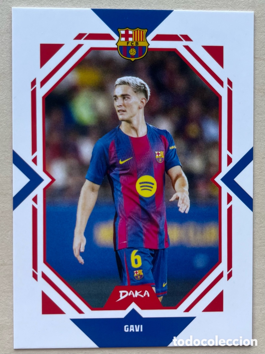 Cromos de f&uacute;tbol: Gavi A Daka FC Barcelona 2025-26