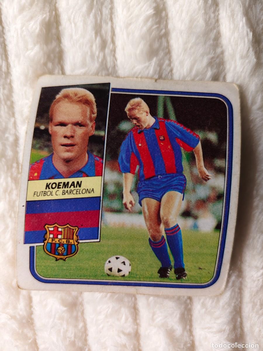 Cartes &agrave; collectionner de Football: EDICIONES ESTE 89 90 KOEMAN FC BARCELONA 1989 1990 DESPEGADO RECUPERADO ALBUM AAQ