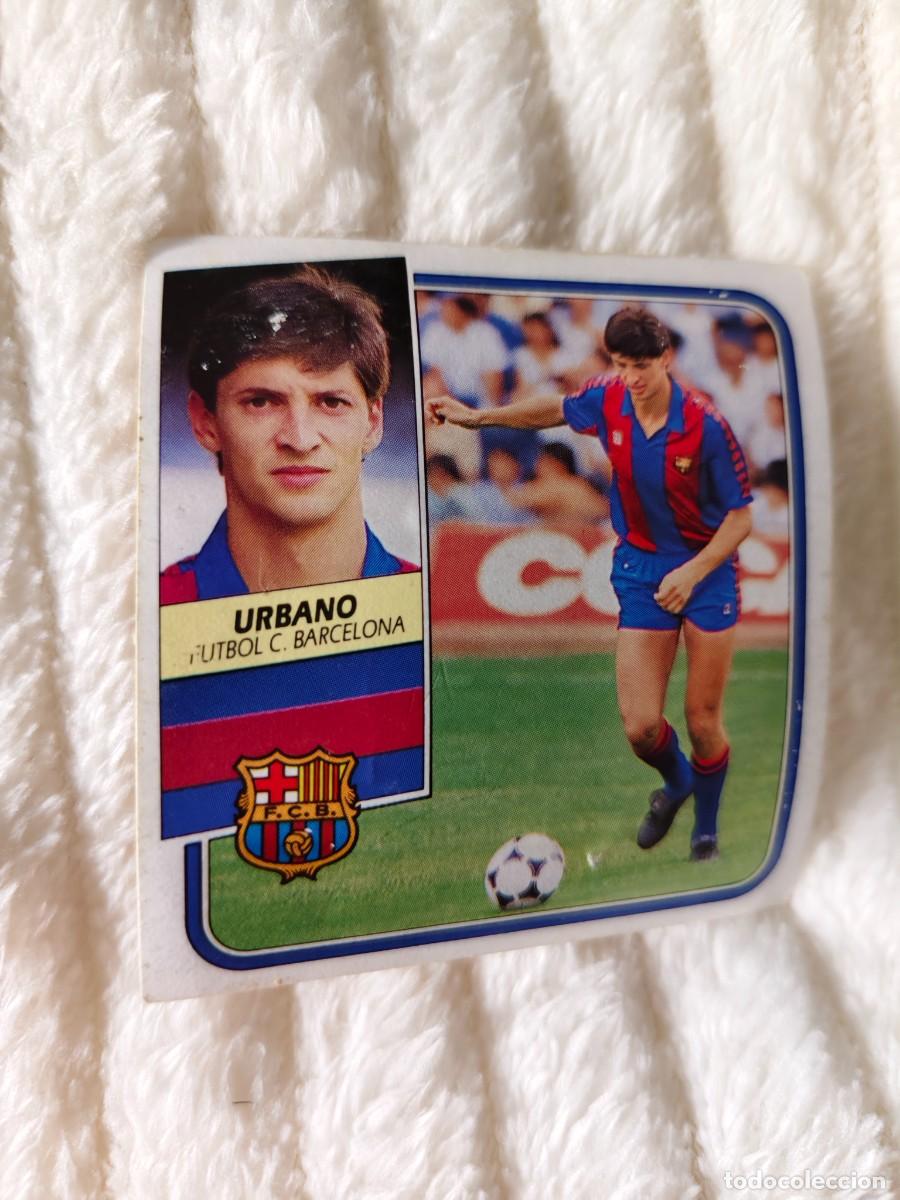 Cromos de f&uacute;tbol: EDICIONES ESTE 89 90 URBANO FC BARCELONA 1989 1990 DESPEGADO RECUPERADO ALBUM AAQ