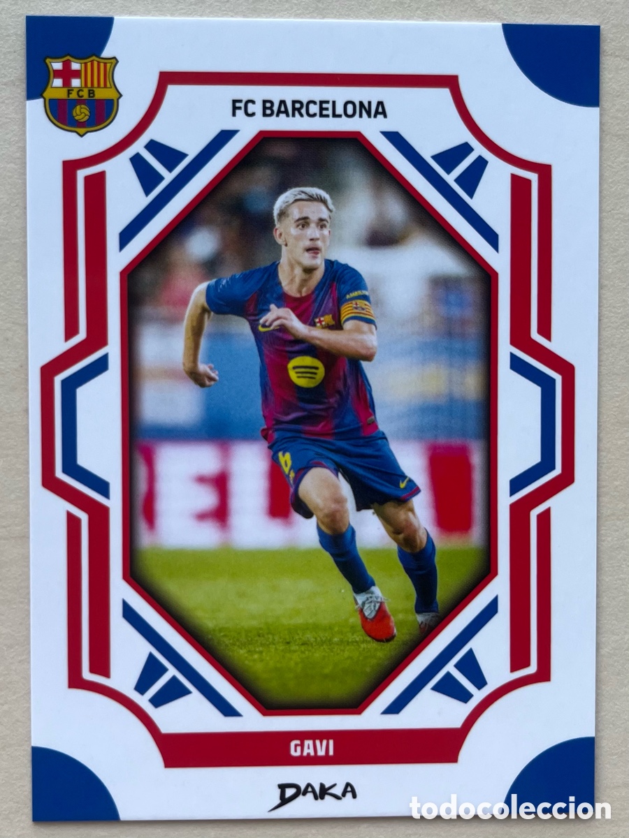 Cromos de f&uacute;tbol: Gavi B Daka FC Barcelona 2025-26
