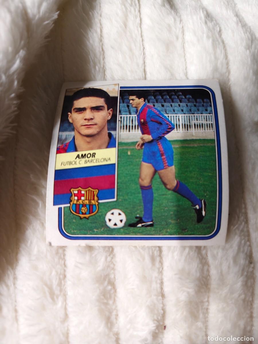 Cromos de f&uacute;tbol: EDICIONES ESTE 89 90 AMOR FC BARCELONA 1989 1990 DESPEGADO RECUPERADO ALBUM AAQ