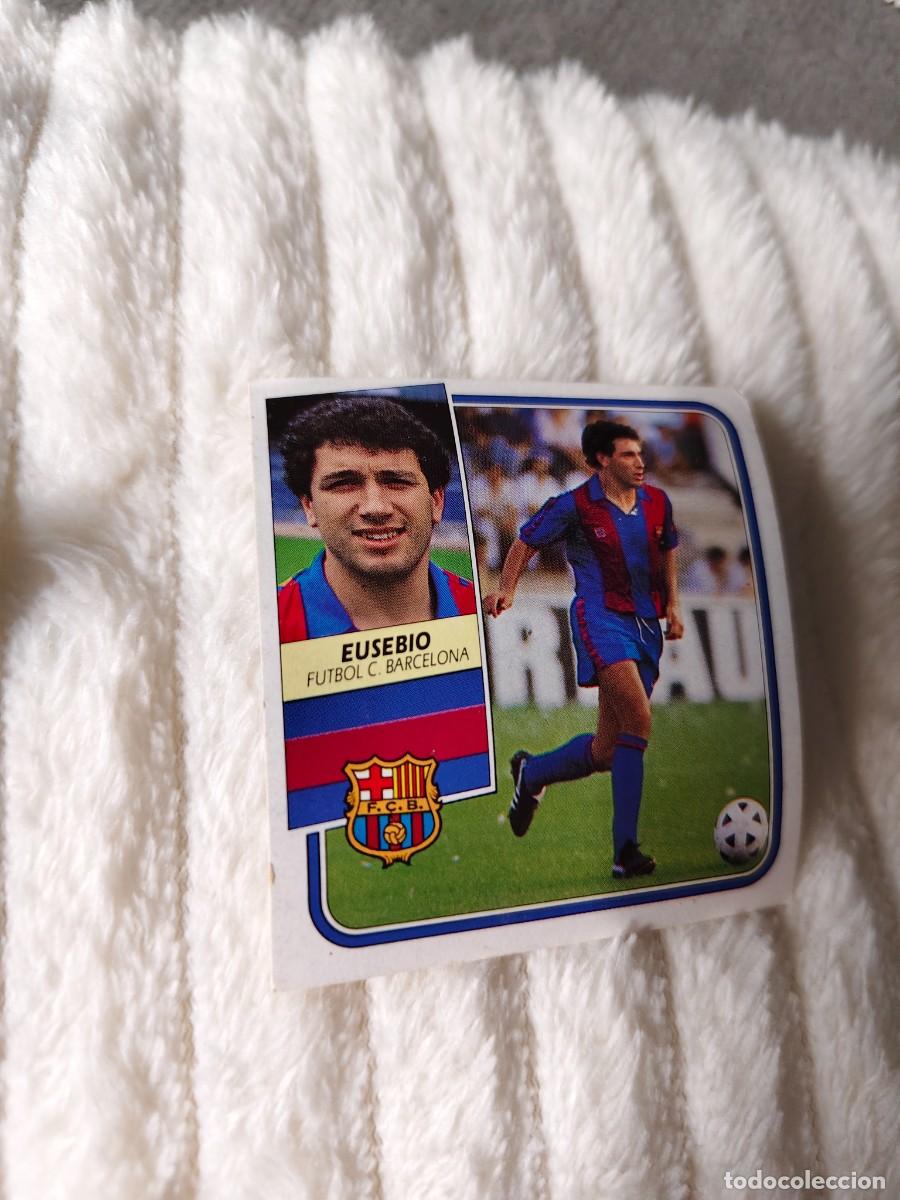 Cromos de f&uacute;tbol: EDICIONES ESTE 89 90 EUSEBIO FC BARCELONA 1989 1990 DESPEGADO RECUPERADO ALBUM AAQ