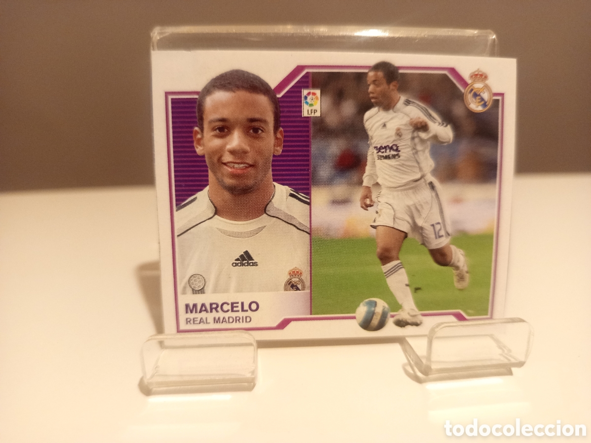 Cartes &agrave; collectionner de Football: ❇️ CROMO ⚽ MARCELO REAL MADRID 2007 2008 07 08 RECORTADO LIGA ESTE ❇️