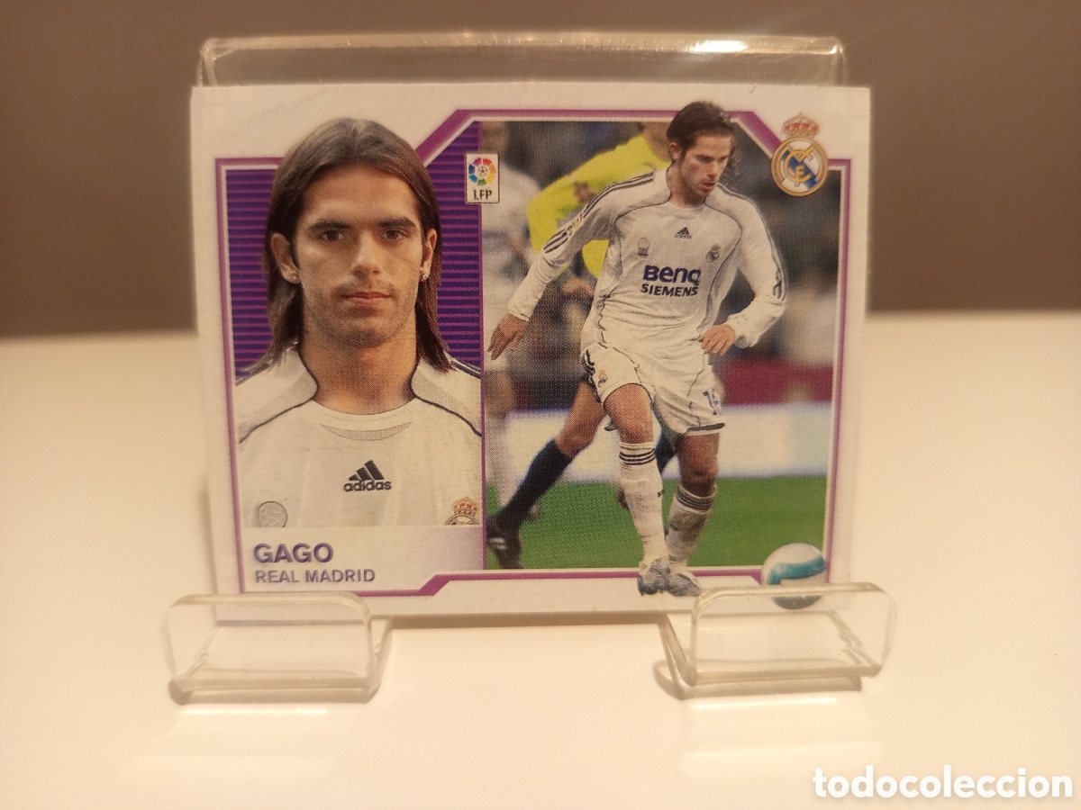 Cartes &agrave; collectionner de Football: ❇️ CROMO ⚽ GAGO REAL MADRID 2007 2008 07 08 RECORTADO LIGA ESTE ❇️