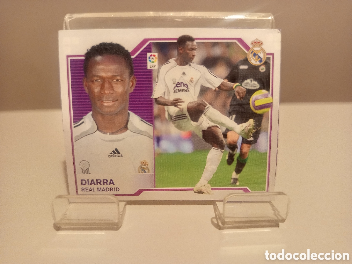 Cromos de Futebol: ❇️ CROMO ⚽ DIARRA REAL MADRID 2007 2008 07 08 RECORTADO LIGA ESTE ❇️