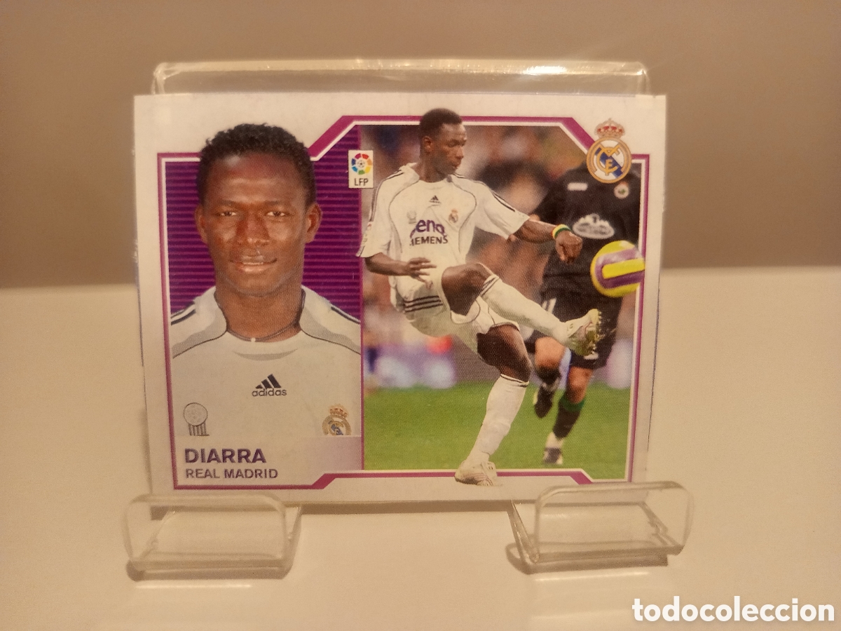 Cromos de Futebol: ❇️ CROMO ⚽ DIARRA REAL MADRID 2007 2008 07 08 RECORTADO LIGA ESTE ❇️