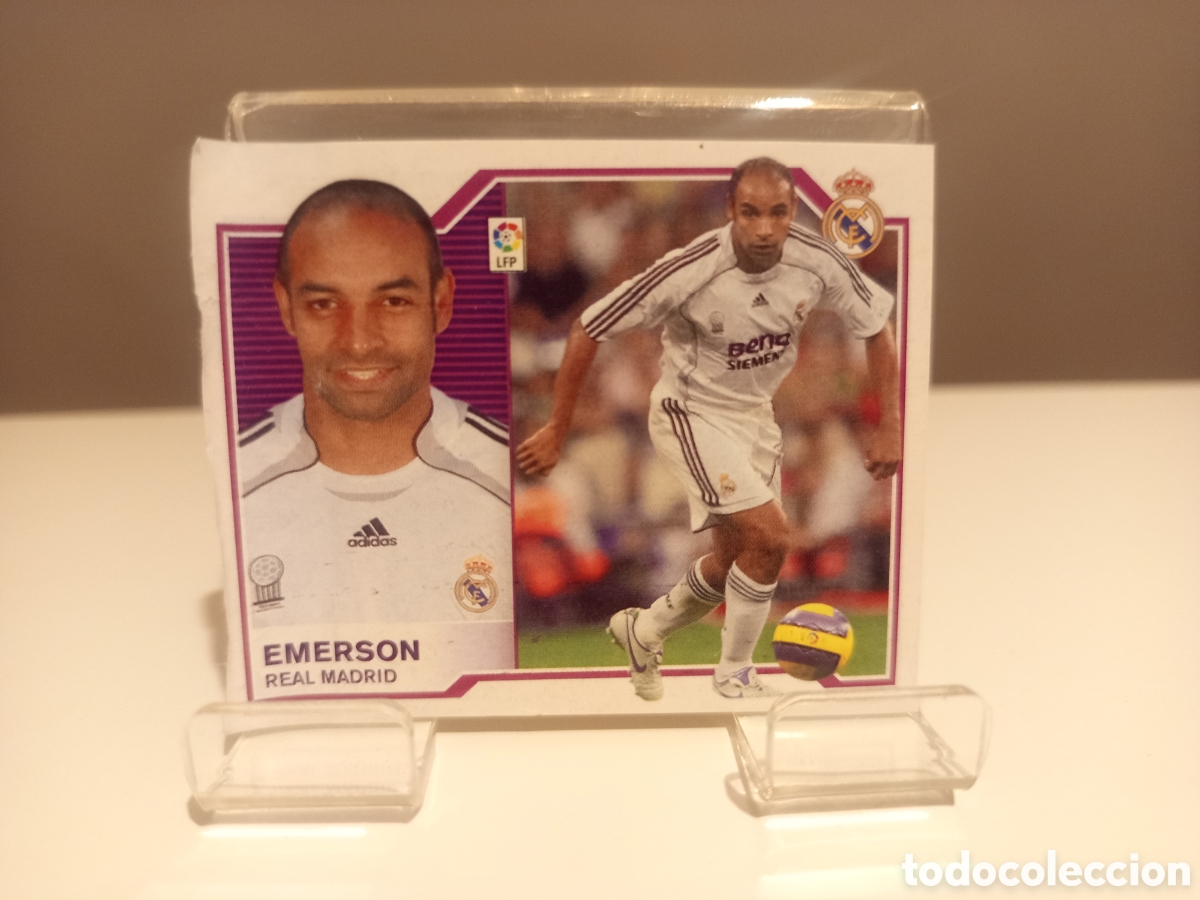 Cromos de Futebol: ❇️ CROMO ⚽ EMERSON REAL MADRID 2007 2008 07 08 VENTANILLA LIGA ESTE ❇️