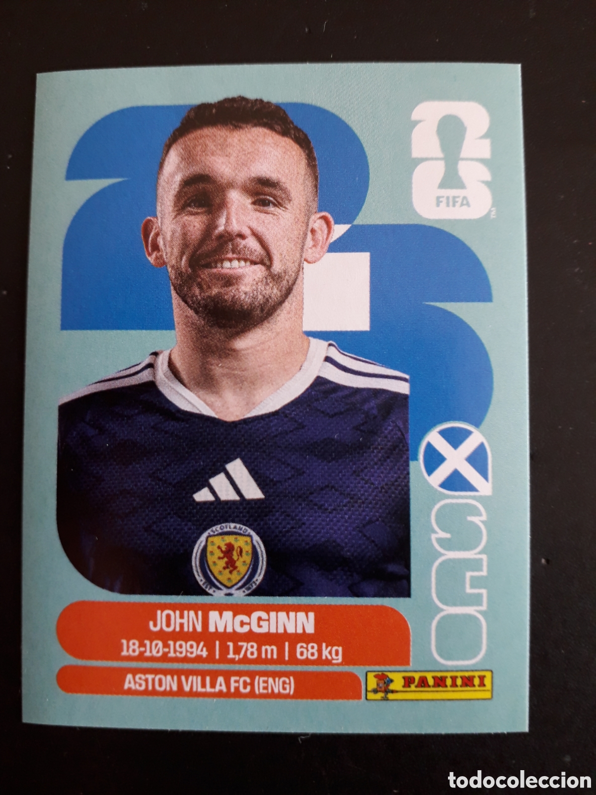 Fu&szlig;ball-Sticker: McGINN ESCOCIA SCO 17 MUNDIAL F&Uacute;TBOL 2026 FIFA WORLD CUP PANINI SIN PEGAR PEDIDO M&Iacute;NIMO 3&euro;