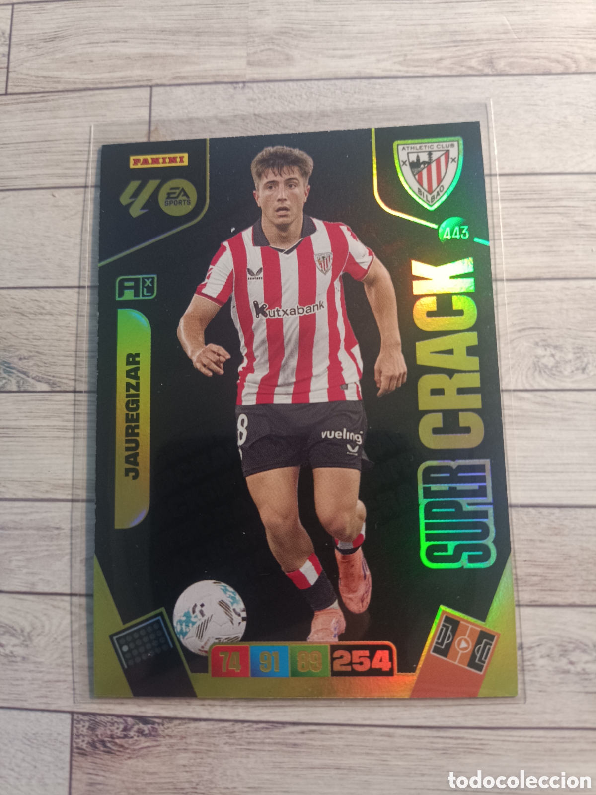 Fu&szlig;ball-Sticker: 443 JAUREGIZAR SUPER CRACK SUPERCRACK ATHLETIC DE BILBAO ADRENALYN XL 2025 2026 PANINI 25 26