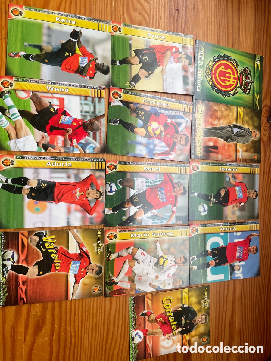 Cartes &agrave; collectionner de Football: Mallorca mundicromo 2010 lote 13 cromos