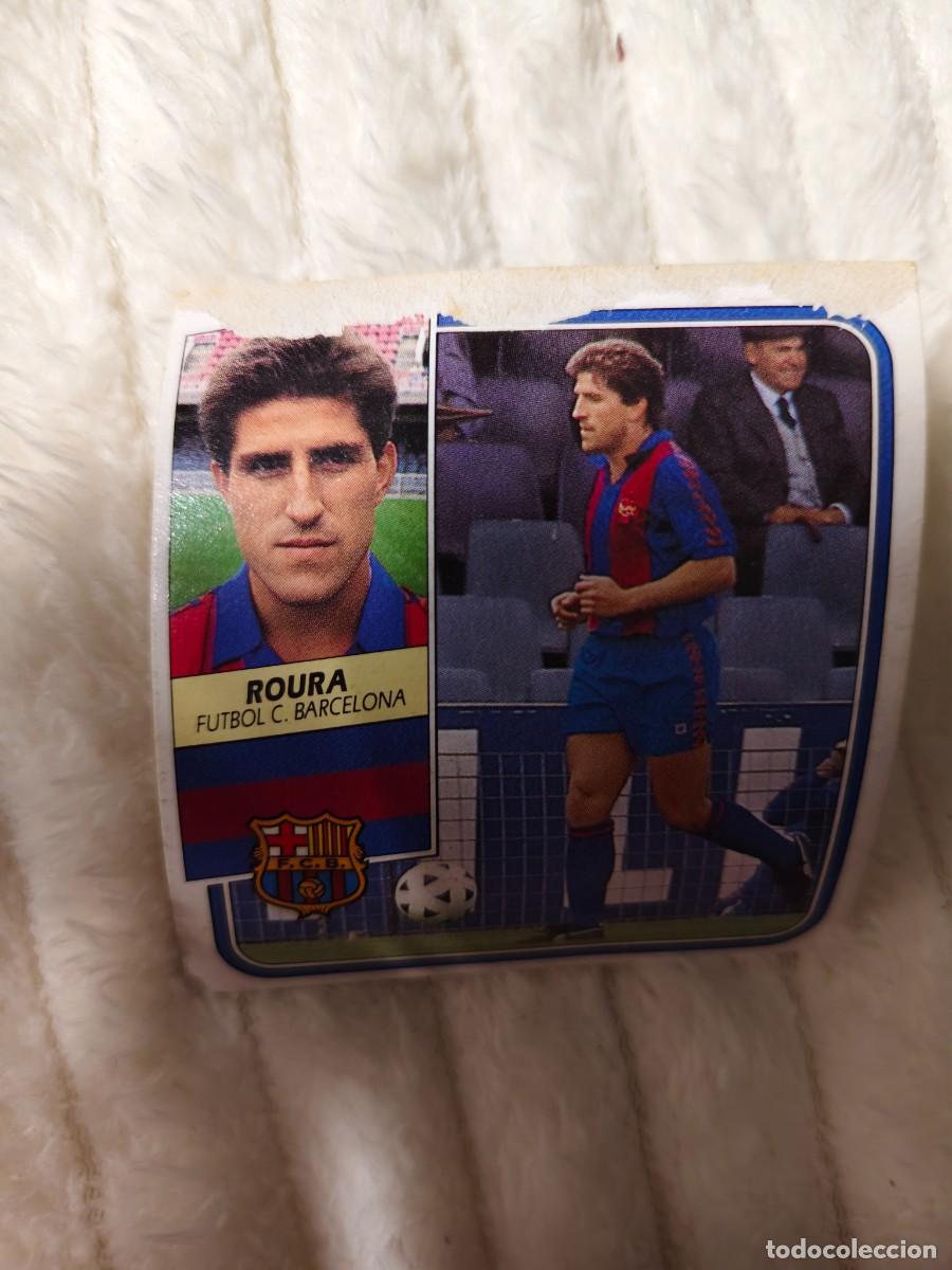Cromos de f&uacute;tbol: EDICIONES ESTE 89 90 ROURA FC BARCELONA 1989 1990 DESPEGADO RECUPERADO ALBUM AAQ