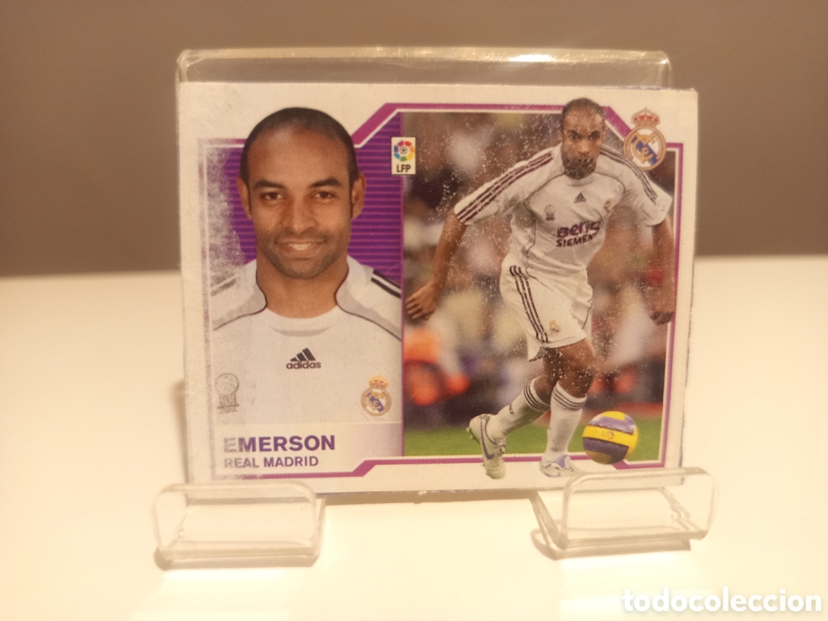Cartes &agrave; collectionner de Football: ❇️ CROMO ⚽ EMERSON REAL MADRID 2007 2008 07 08 RECORTADO LIGA ESTE ❇️