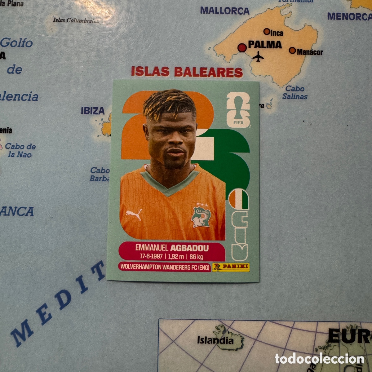 Cromos de f&uacute;tbol: Costa de Marfil n&uacute;mero 8 cromo panini Mundial Fifa World Cup 2026
