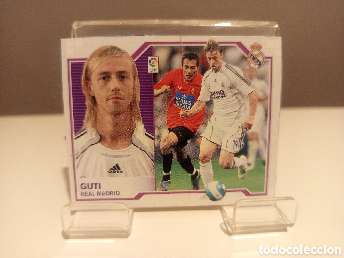 Cartes &agrave; collectionner de Football: ❇️ CROMO ⚽ GUTI REAL MADRID 2007 2008 07 08 RECORTADO LIGA ESTE ❇️