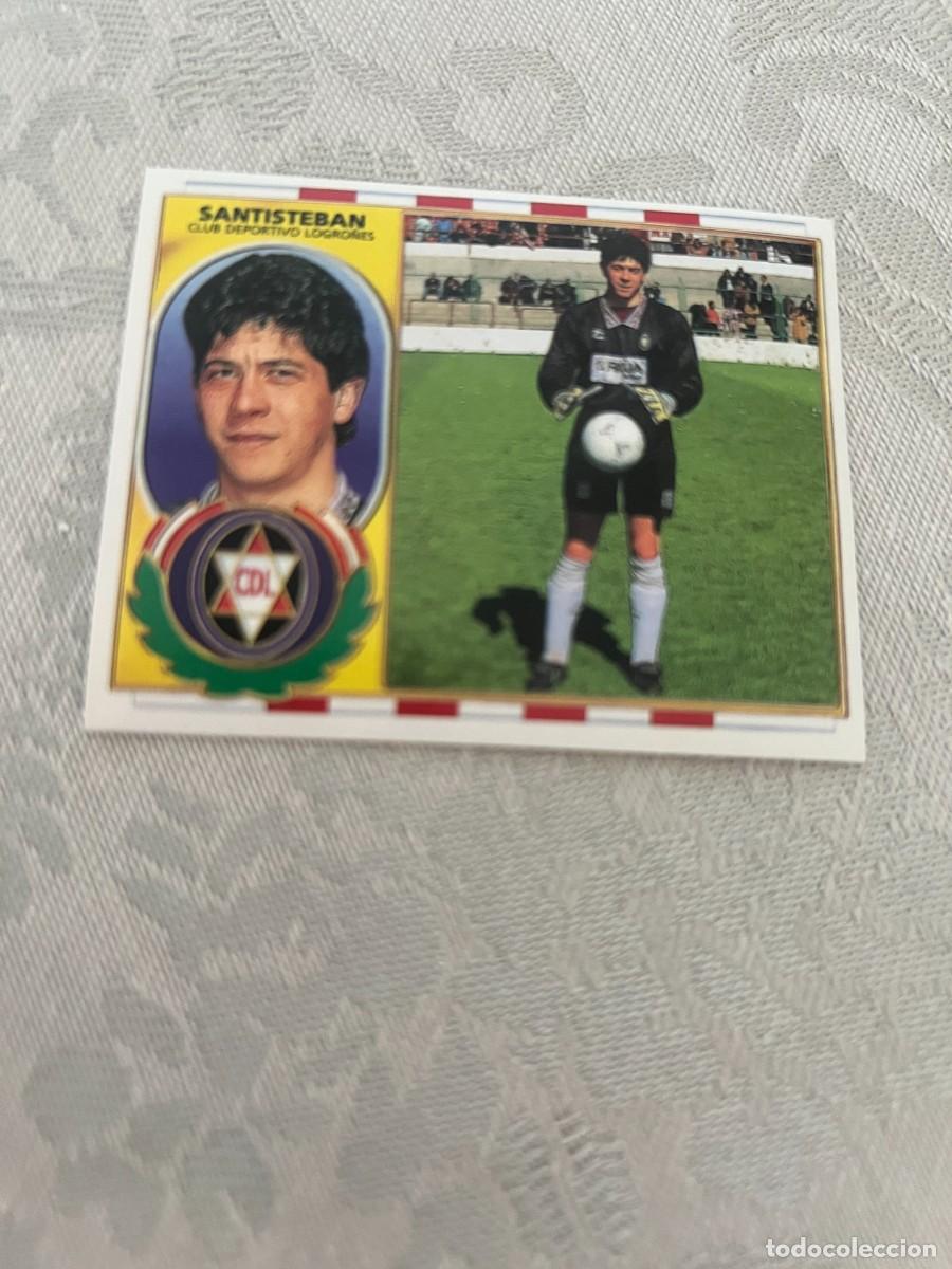 Cromos de f&uacute;tbol: SANTISTEBAN LOGRO&Ntilde;&Eacute;S SIN PEGAR EDICIONES ESTE 1996-97