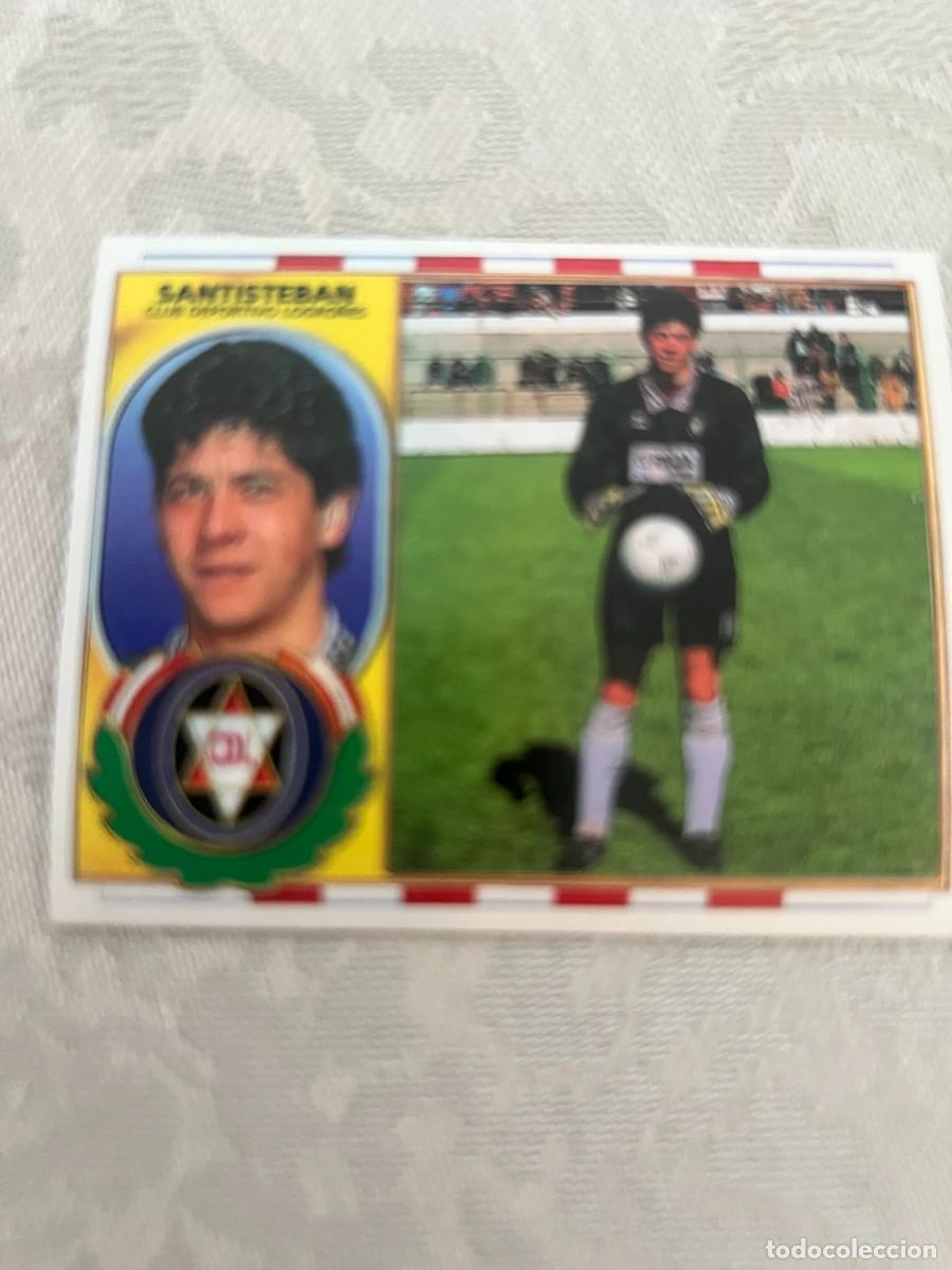 Cromos de f&uacute;tbol: SANTISTEBAN LOGRO&Ntilde;&Eacute;S SIN PEGAR EDICIONES ESTE 1996-97