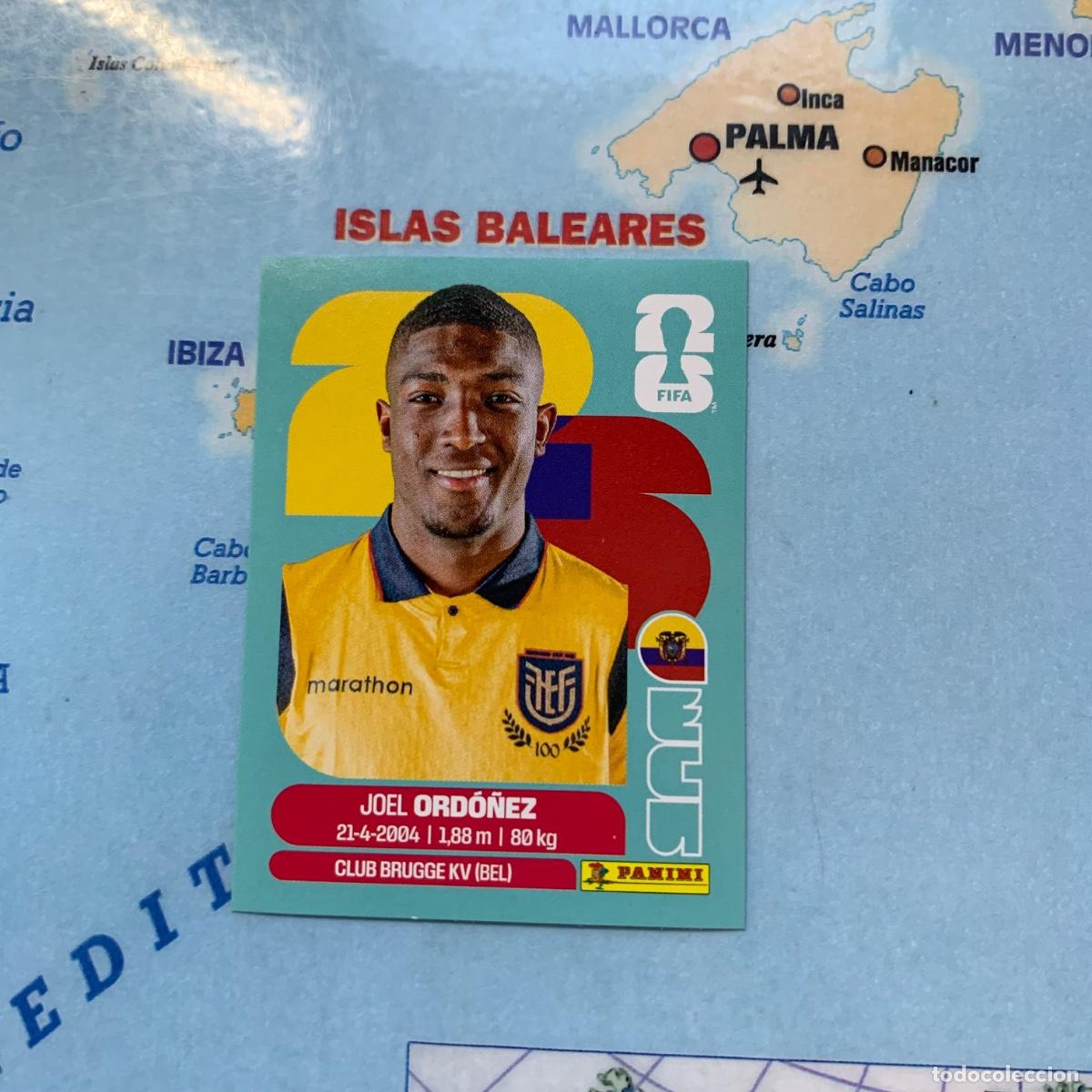 Cromos de f&uacute;tbol: Ecuador n&uacute;mero 8 cromo panini Mundial Fifa World Cup 2026