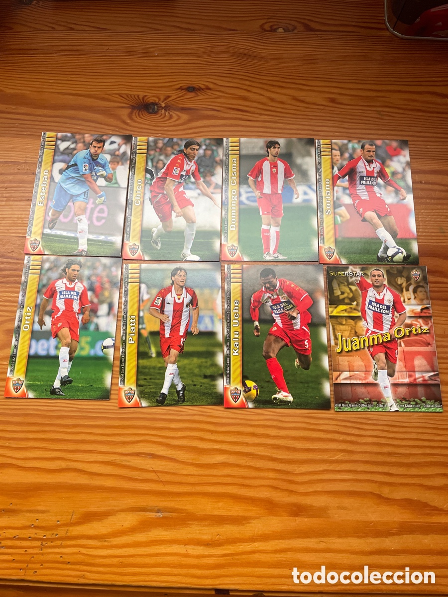 Cromos de f&uacute;tbol: Almer&iacute;a mundicromo 2010 lote 8 cromos