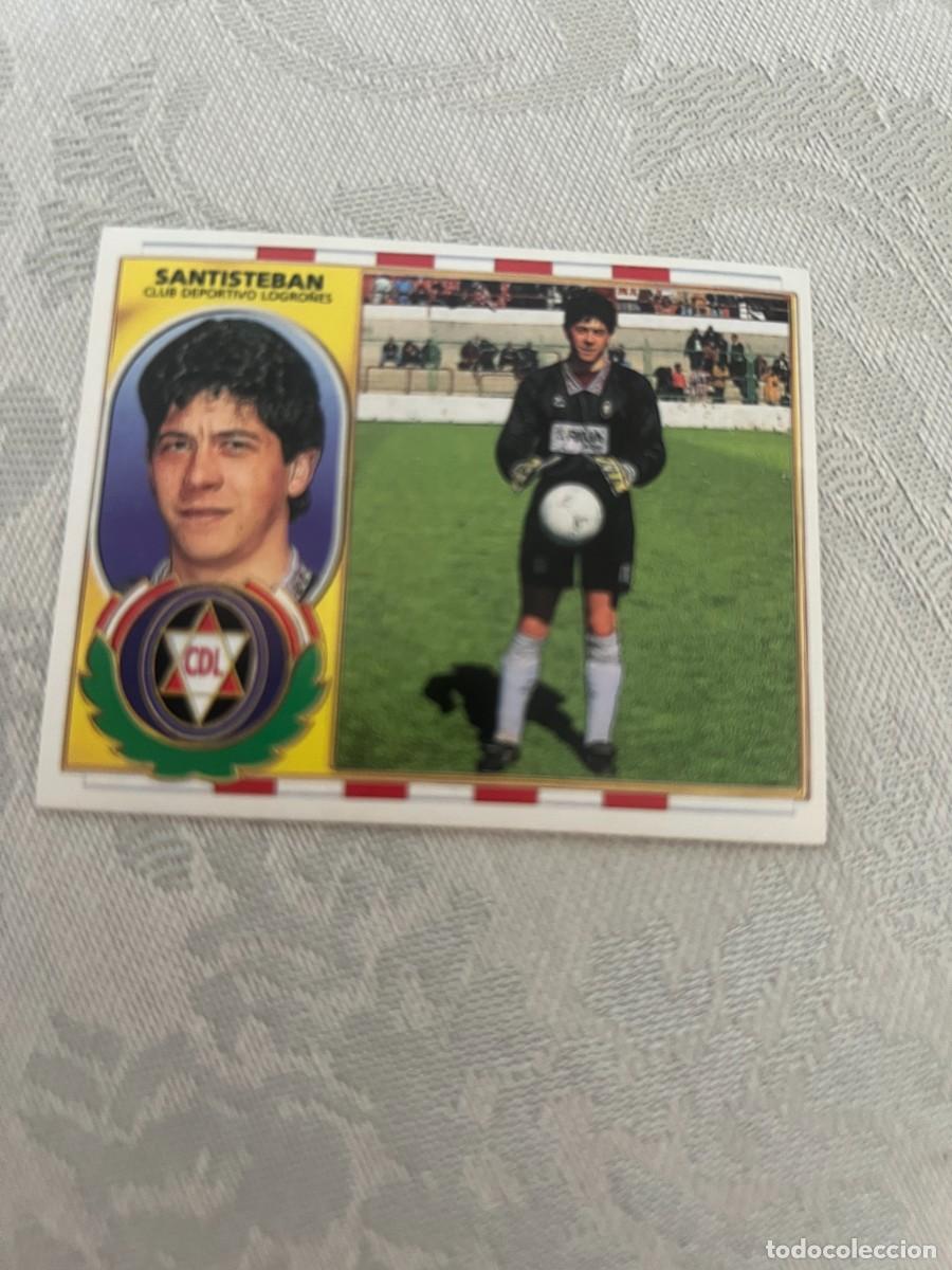 Cromos de f&uacute;tbol: SANTISTEBAN LOGRO&Ntilde;&Eacute;S SIN PEGAR EDICIONES ESTE 1996-97