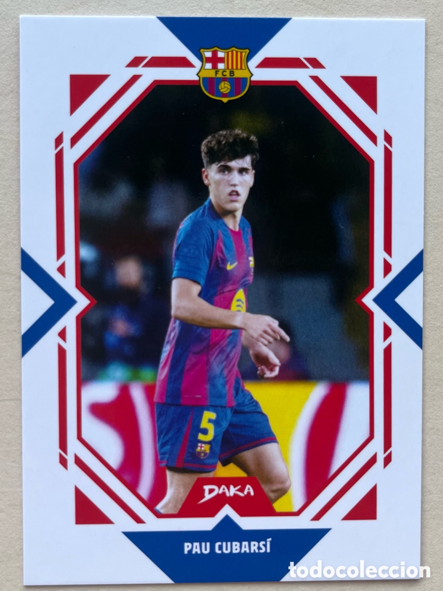 Cromos de f&uacute;tbol: Pau Cubars&iacute; A Daka FC Barcelona 2025-26