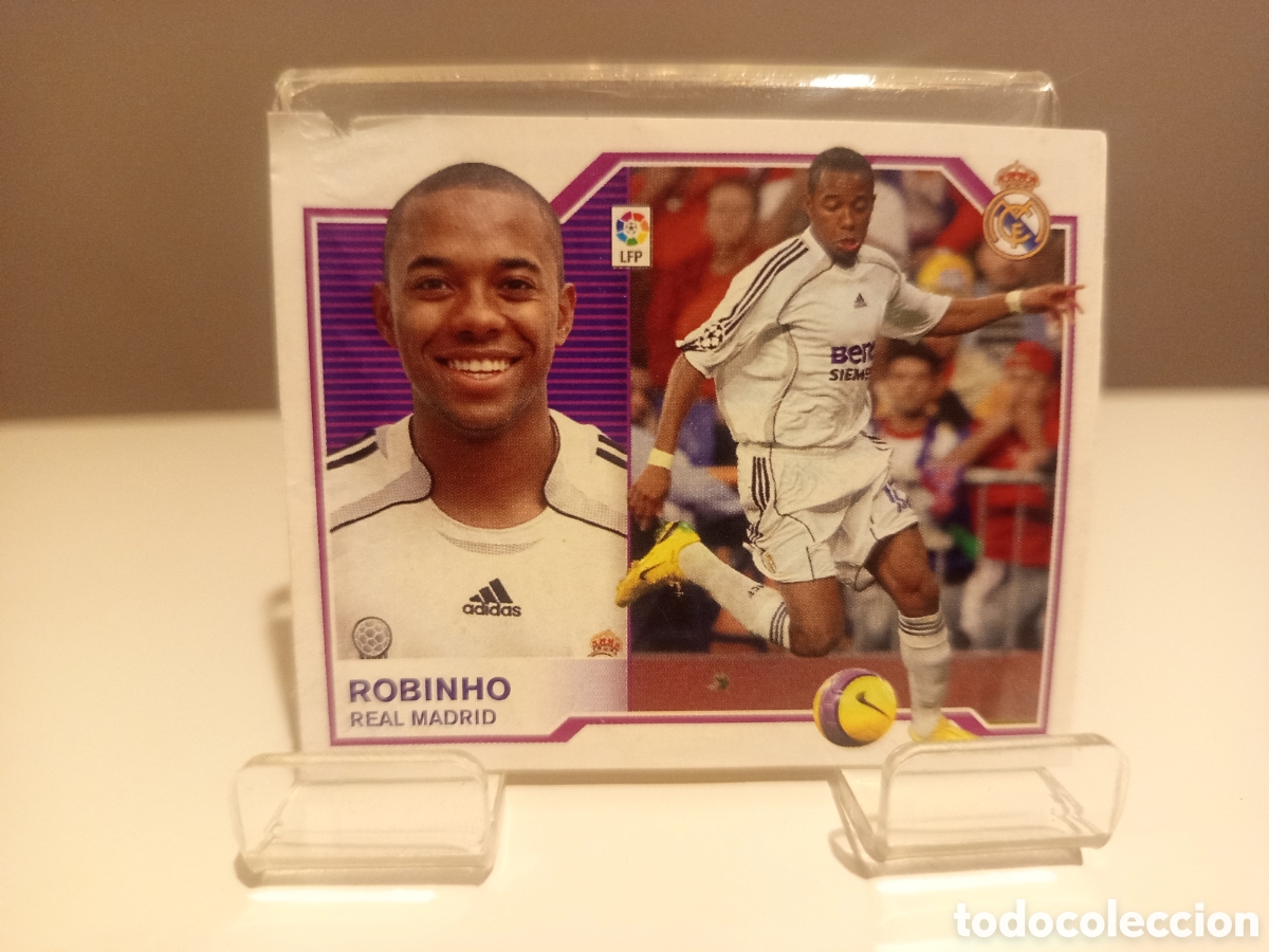 Cartes &agrave; collectionner de Football: ❇️ CROMO ⚽ ROBINHO REAL MADRID 2007 2008 07 08 VENTANILLA LIGA ESTE ❇️