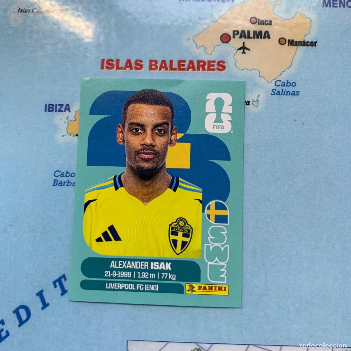 Cromos de f&uacute;tbol: Suecia n&uacute;mero 19 cromo panini Mundial Fifa World Cup 2026