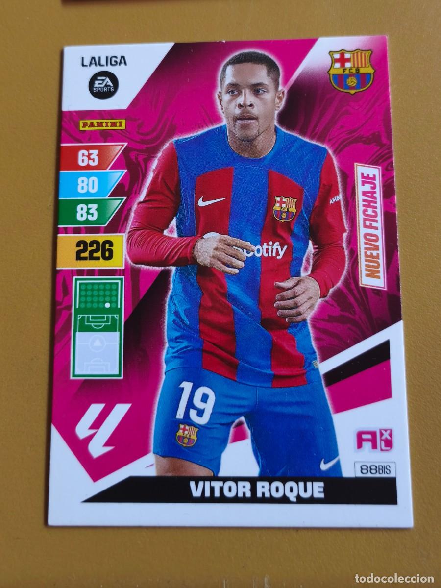 Cromos de f&uacute;tbol: vitor roque, 2023 24 nuevo fichaje