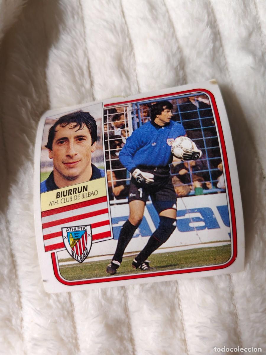 Cromos de f&uacute;tbol: EDICIONES ESTE 89 90 BIURRUN ATHLETIC CLUB BILBAO 1989 1990 DESPEGADO RECUPERADO ALBUM AAQ