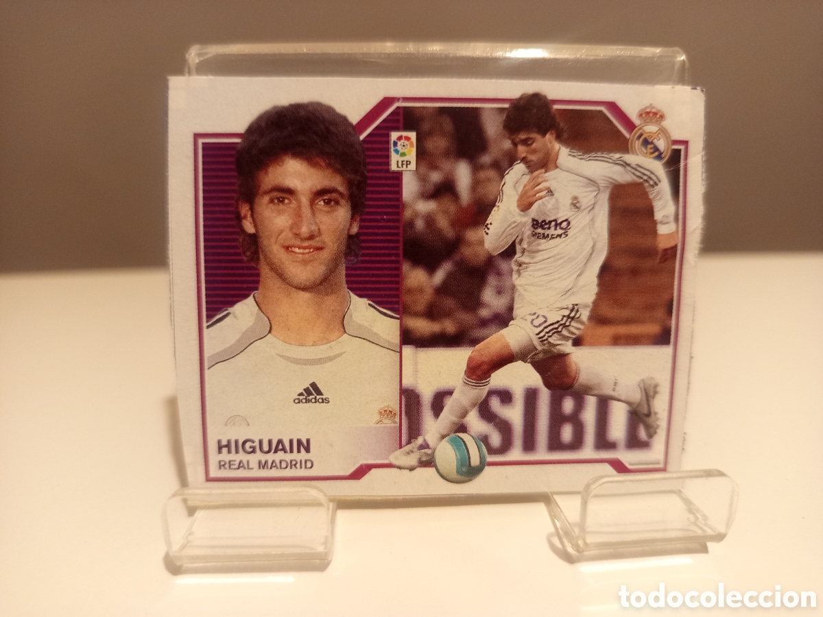 Cartes &agrave; collectionner de Football: ❇️ CROMO ⚽ HIGUAIN REAL MADRID 2007 2008 07 08 RECORTADO LIGA ESTE ❇️