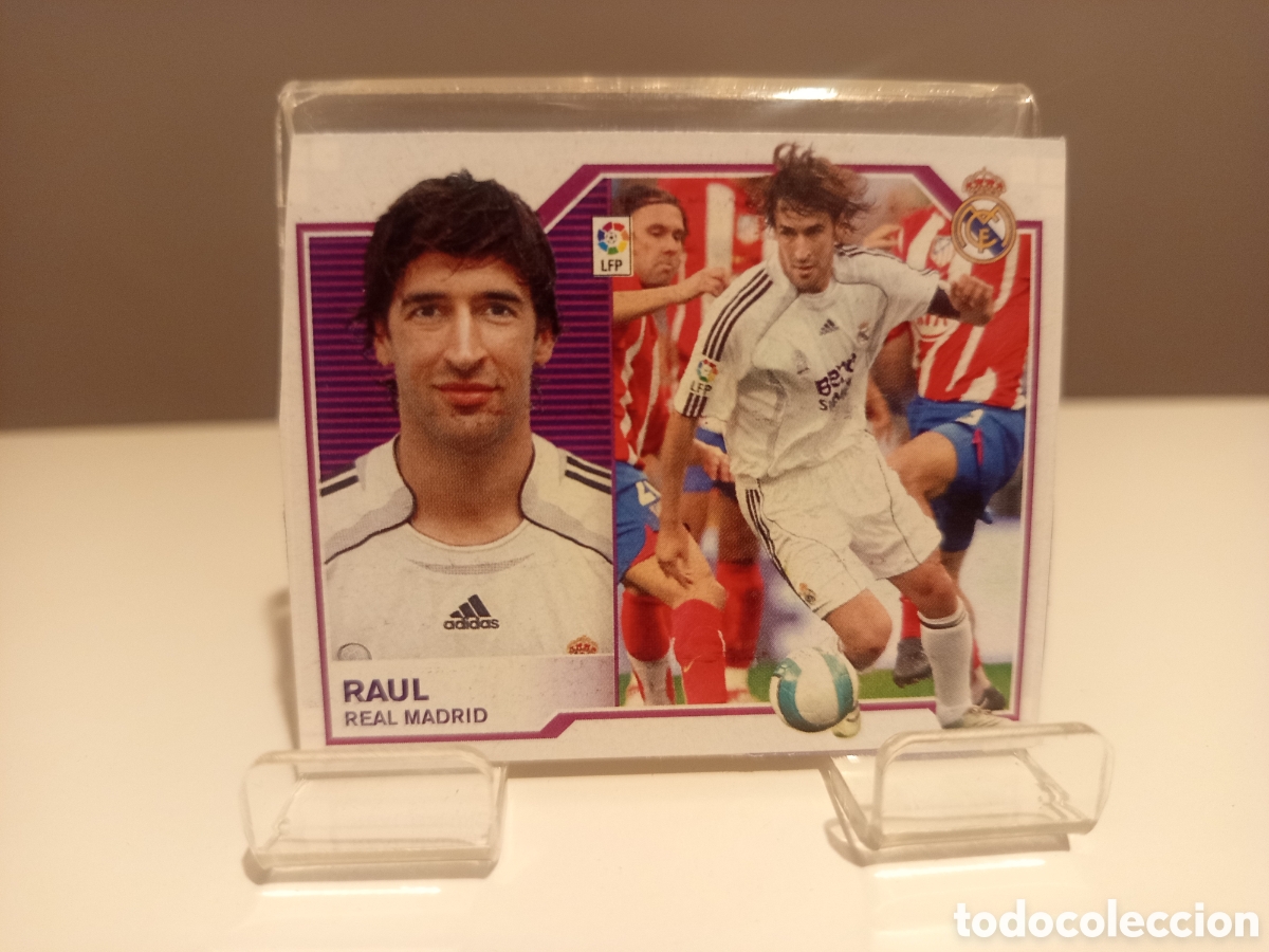 Cartes &agrave; collectionner de Football: ❇️ CROMO ⚽ RA&Uacute;L REAL MADRID 2007 2008 07 08 RECORTADO LIGA ESTE ❇️
