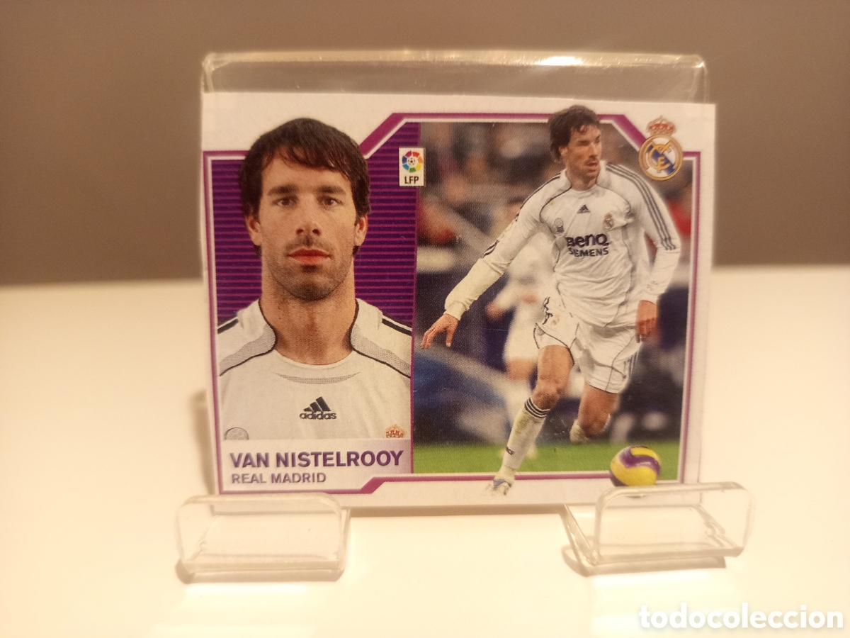 Cartes &agrave; collectionner de Football: ❇️ CROMO ⚽ VAN NISTELROOY REAL MADRID 2007 2008 07 08 RECORTADO LIGA ESTE ❇️