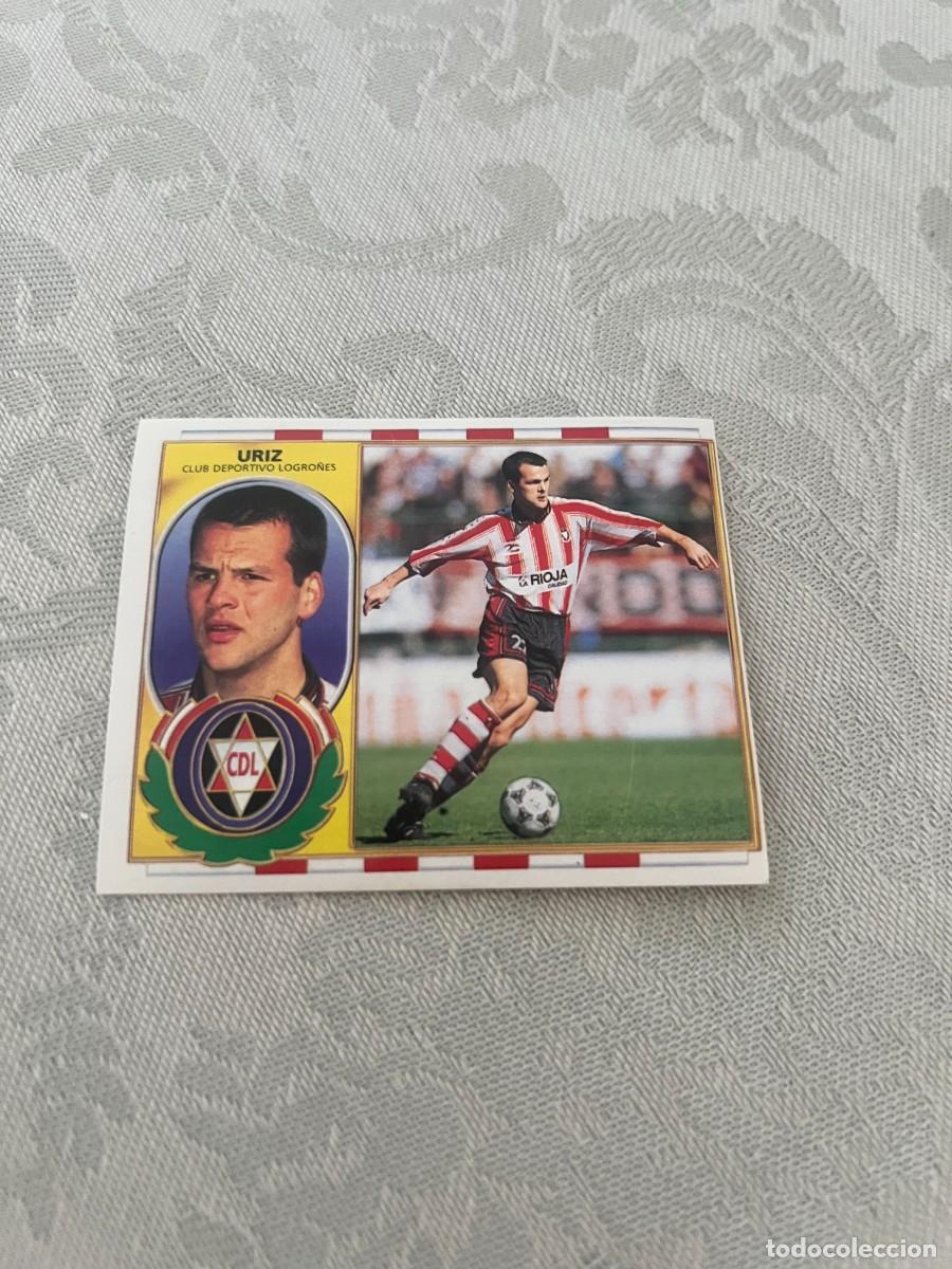 Fu&szlig;ball-Sticker: URIZ LOGRO&Ntilde;&Eacute;S SIN PEGAR EDICIONES ESTE 1996-97