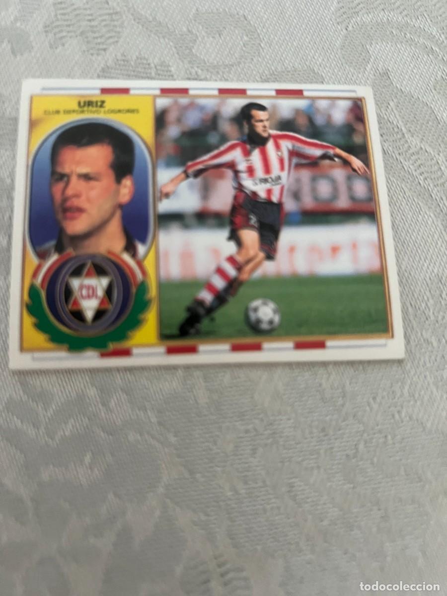 Fu&szlig;ball-Sticker: URIZ LOGRO&Ntilde;&Eacute;S SIN PEGAR EDICIONES ESTE 1996-97
