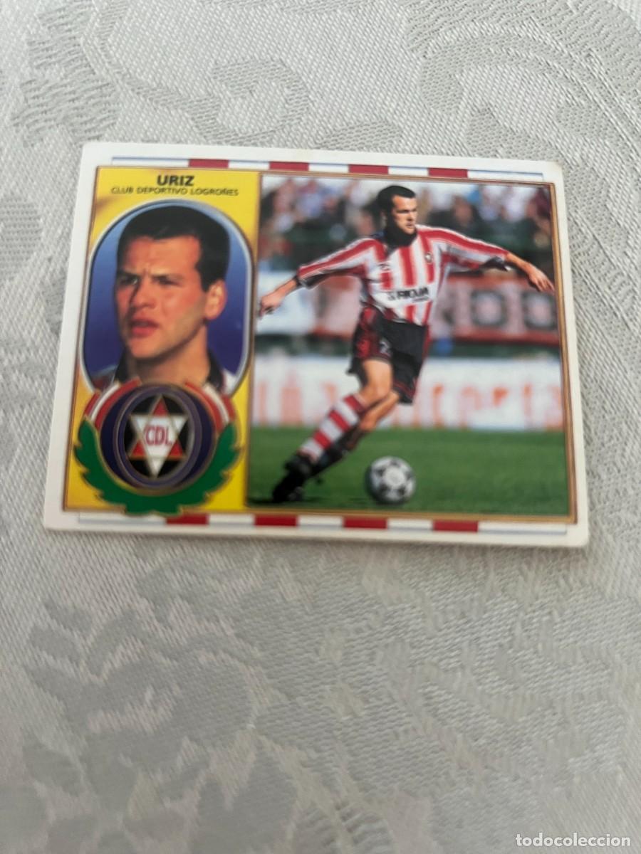 Fu&szlig;ball-Sticker: URIZ LOGRO&Ntilde;&Eacute;S SIN PEGAR EDICIONES ESTE 1996-97